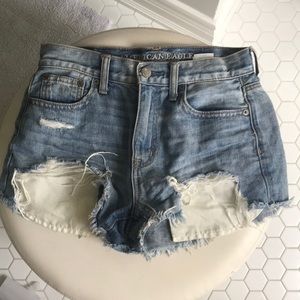 American eagle jean shorts